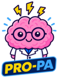 PRO-PA brain mascot
